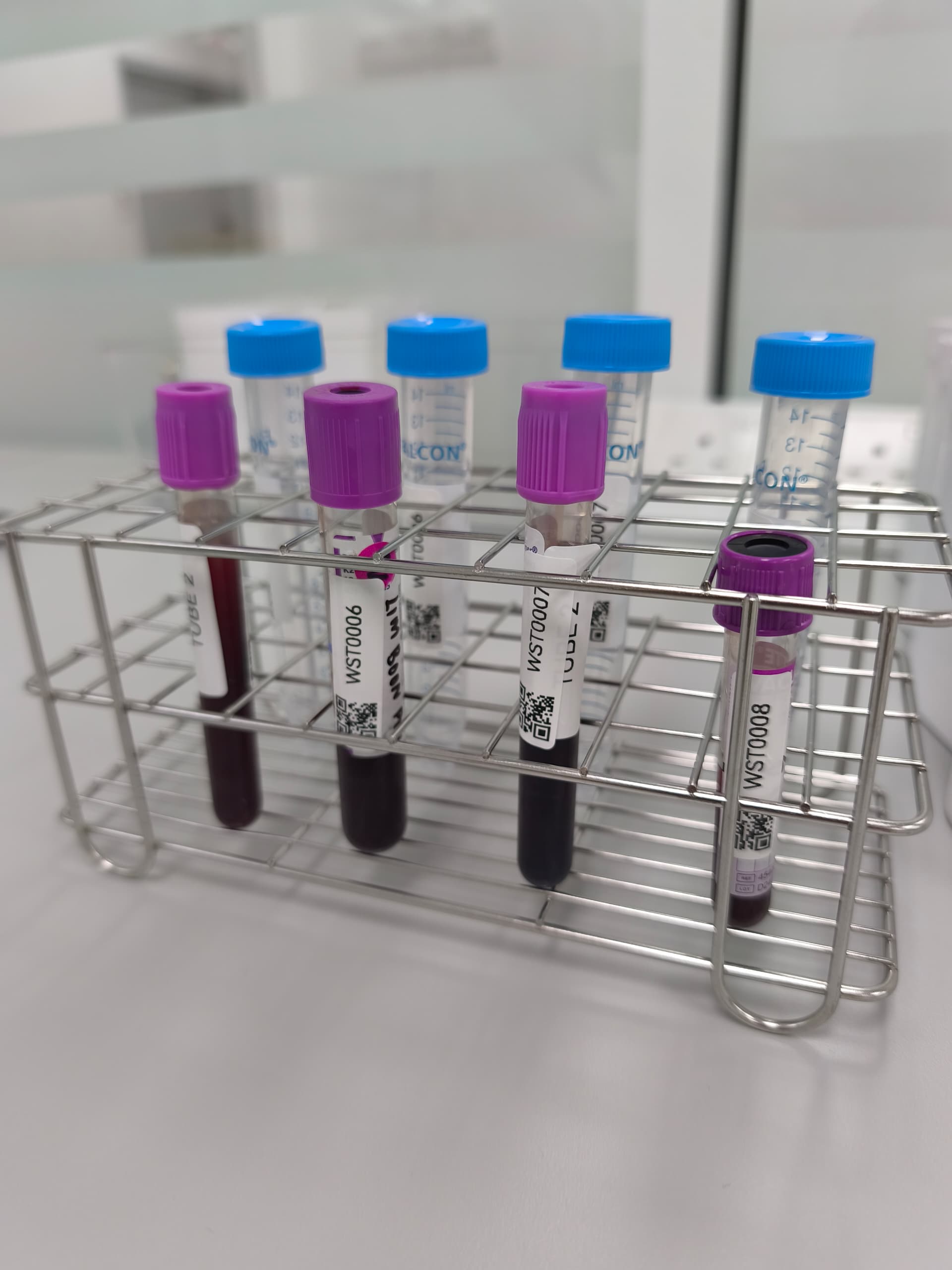 Laboratory team in medical setting